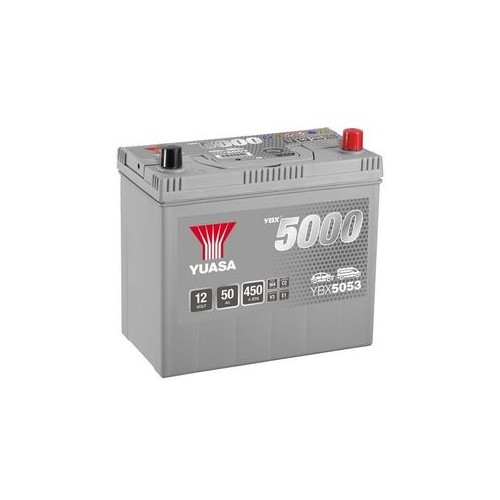 Yuasa YBX5053 Silver High Performance Battery YBX5053 12V 50Ah 450A Yuasa Silver High Performance Battery